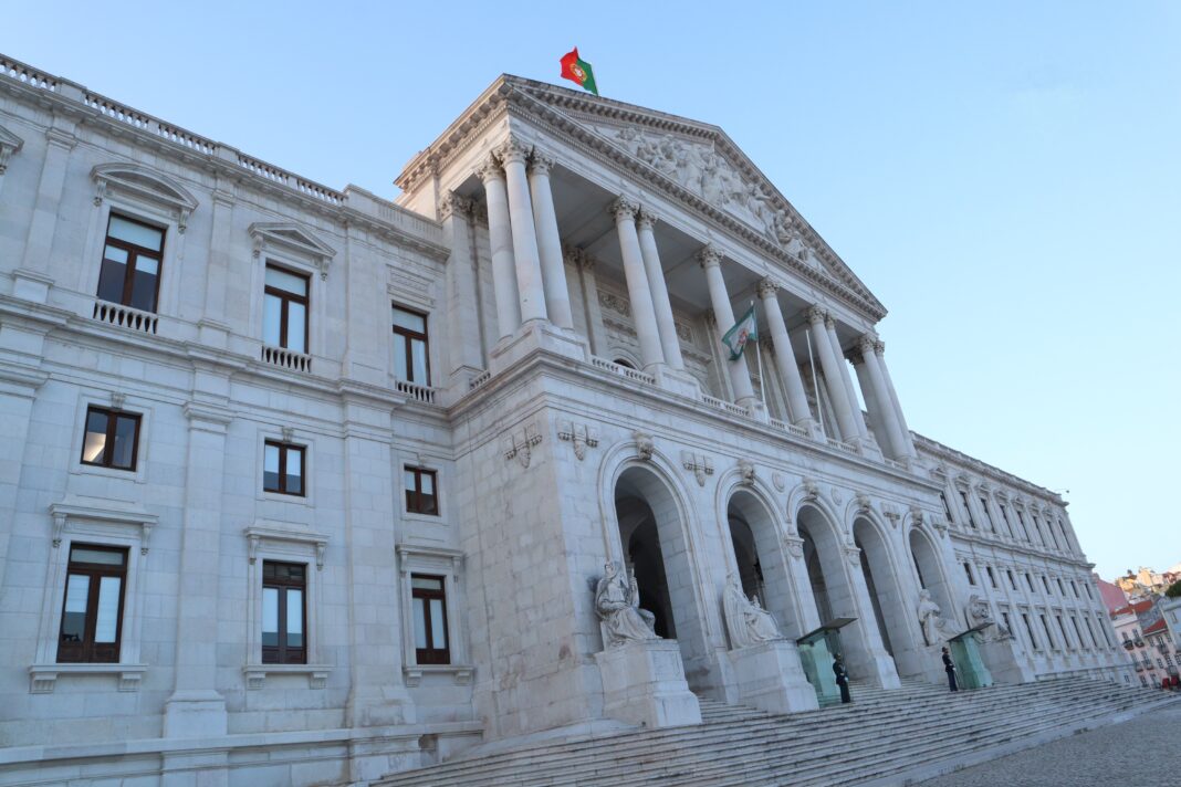 Parlamento portoghese dall'esterno.
